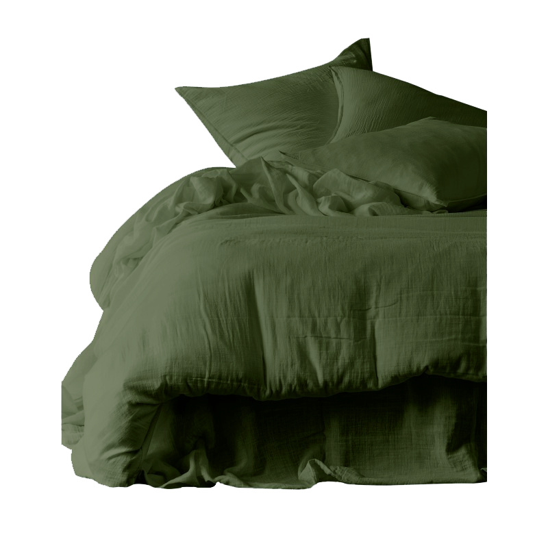 Dili Cotton Duvet Cover Khaki